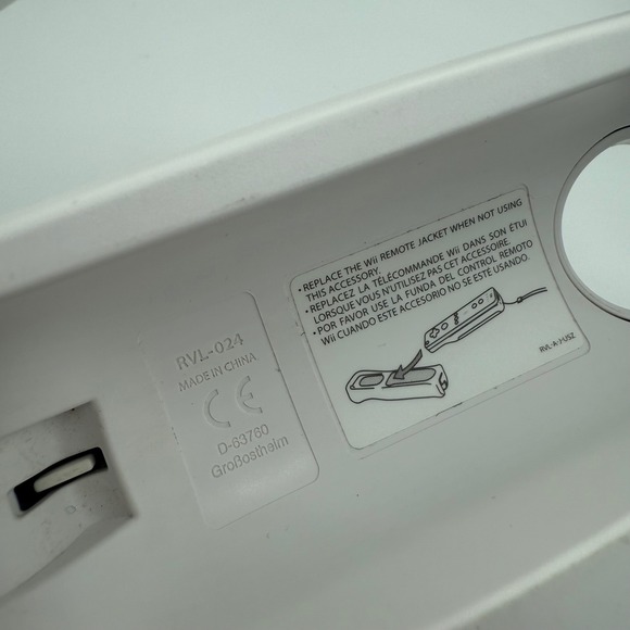 Nintendo Wii Remote Wheel‎ Steering Wheel Controller Accessory White RVL 024 - Picture 3 of 3